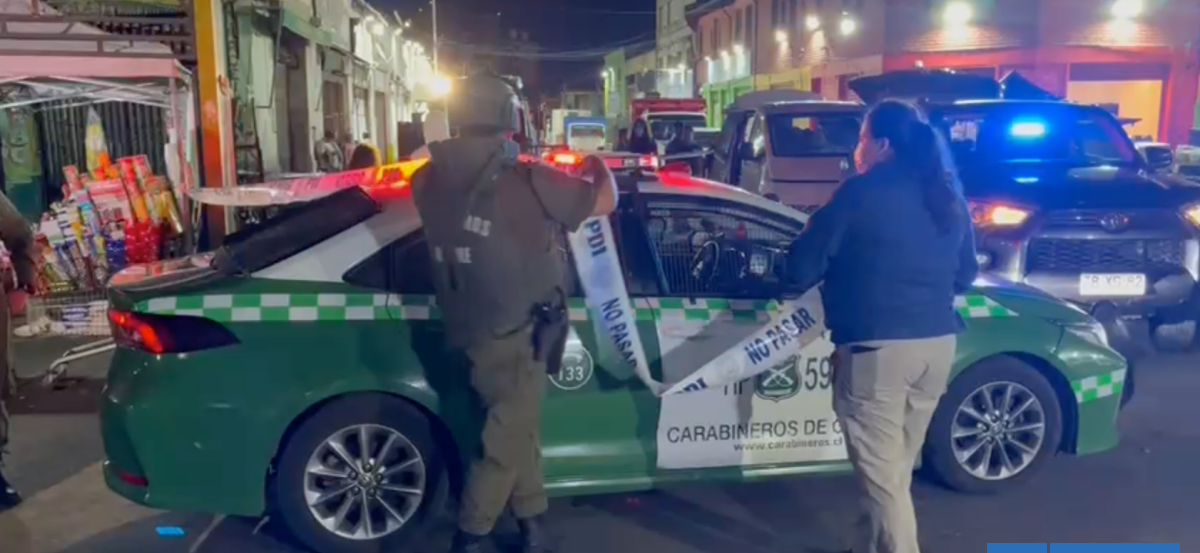 Hombre sobrevive tras intento de asesinato ocurrido a pasos de la Vega Central en Recoleta