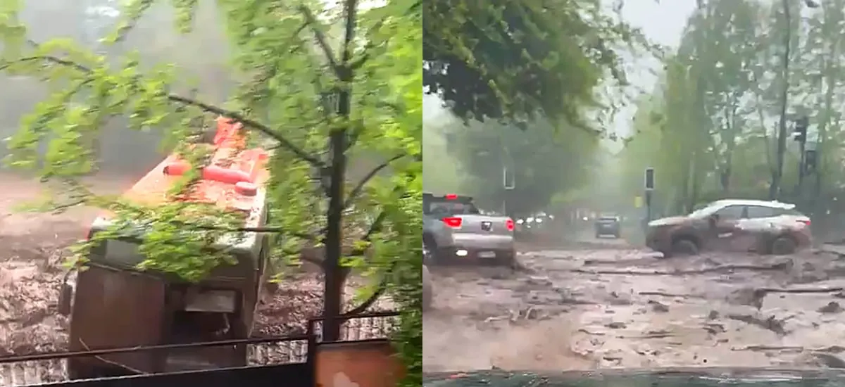 Declaran alerta roja para 10 comunas de la Región Metropolitana por riesgo de aluviones en medio de emergencia en Las Condes