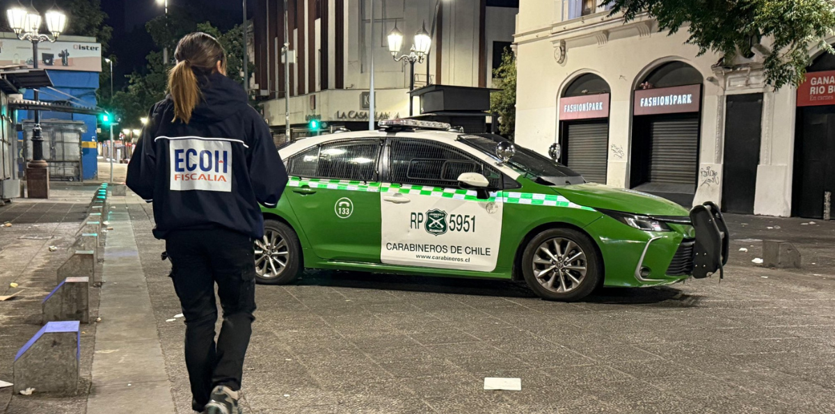 Cadáver con balazo en el cráneo fue hallado en calle de Santiago Centro