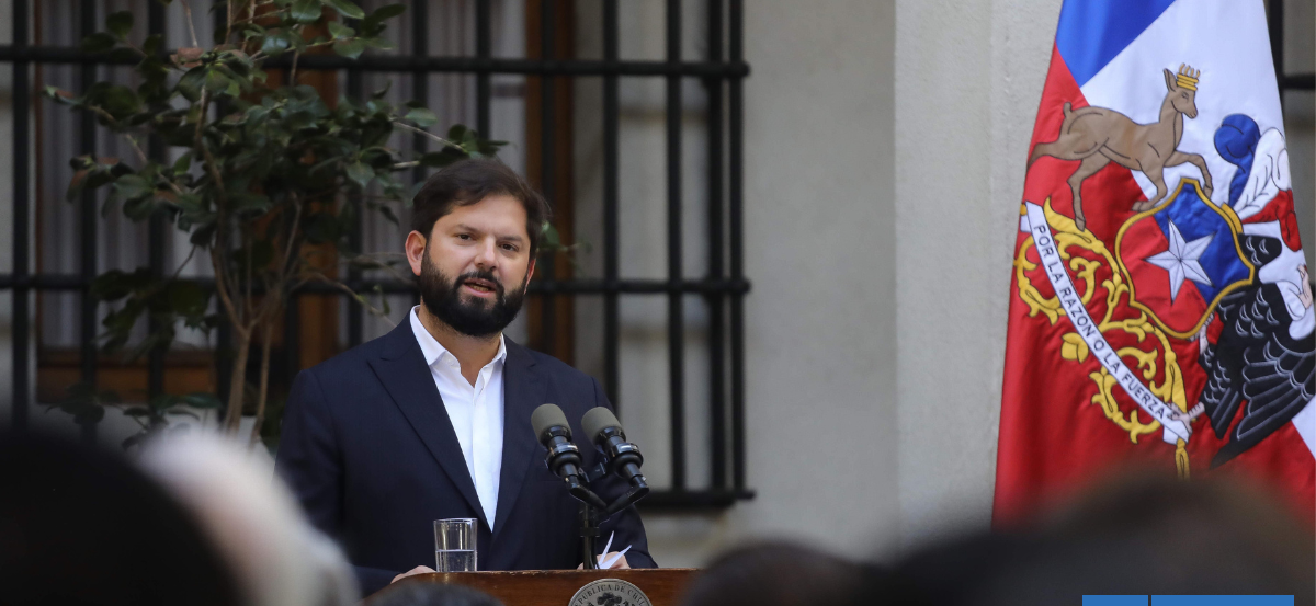 Boric arremete contra políticas de Trump: "Reducen el espacio autónomo de los países medianos"