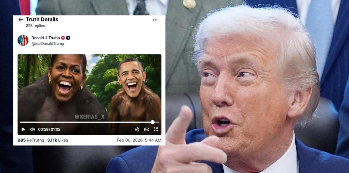 "No cometí ningún error": Trump no pedirá disculpas por video racista contra los Obama