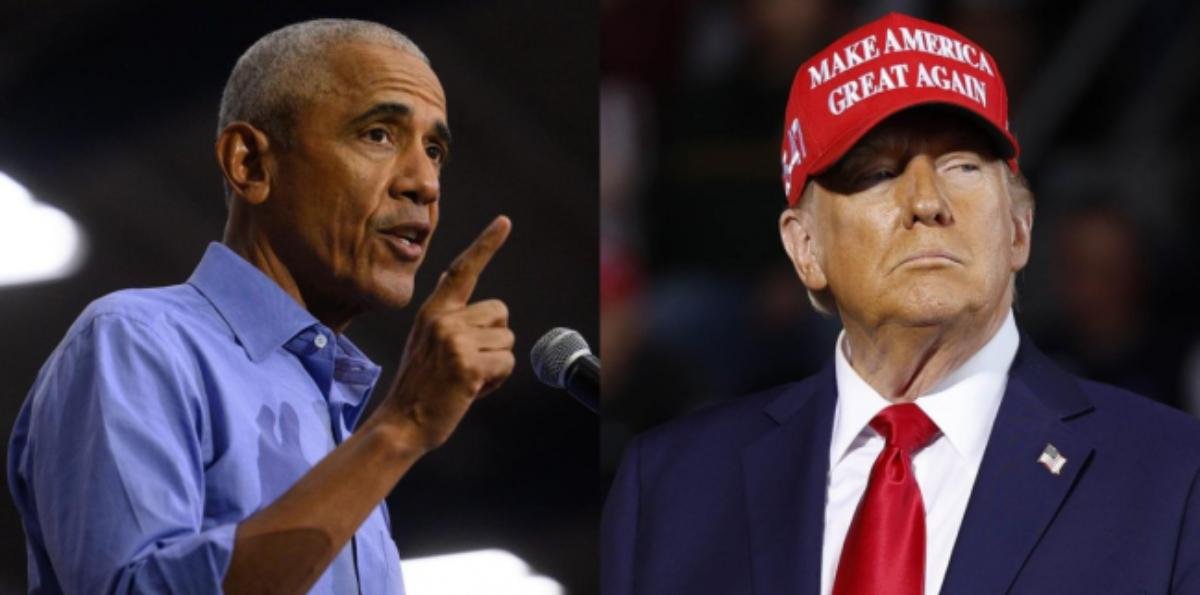 Trump compartió video racista de Barack y Michelle Obama con cuerpos de simio