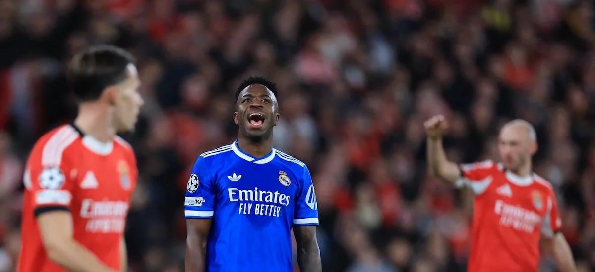 Champions League: Real Madrid da el primer golpe al Benfica de Mourinho en un duelo marcado por protocolo de racismo