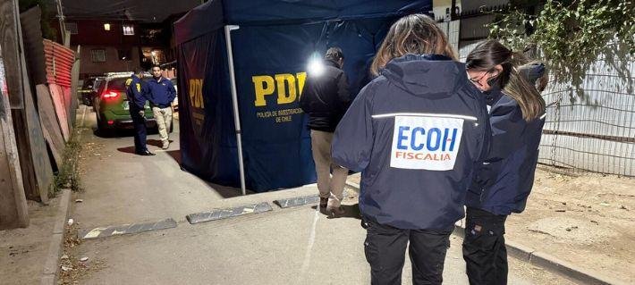 Iba a acompañado de su pareja: Hombre es asesinado por la espalda y en plena vía pública en Quilicura