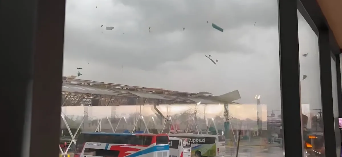 DMC confirma tornado en Estación Central: vientos alcanzaron los 137 km/h
