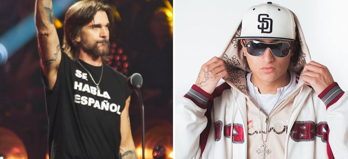 El paso de Juanes por Chile y el cruce de “La camisa negra” con un joven Sinaka en 2021 - La Tercera