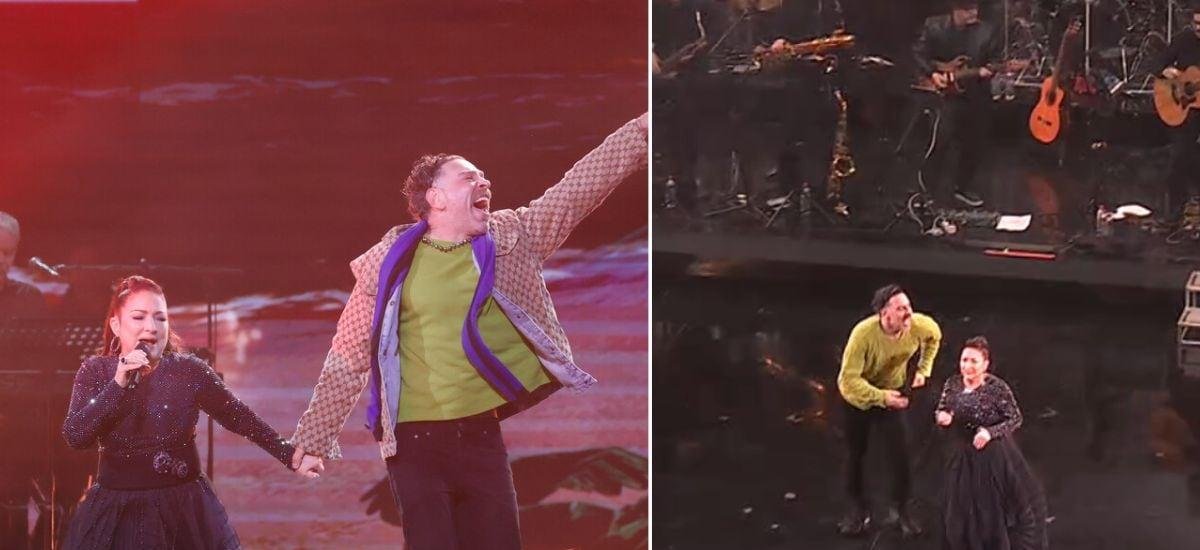 “Muy innecesario” vs “me encantó”: Los memes y reacciones que deja el inesperado momento de Neme y Gloria Estefan en Viña