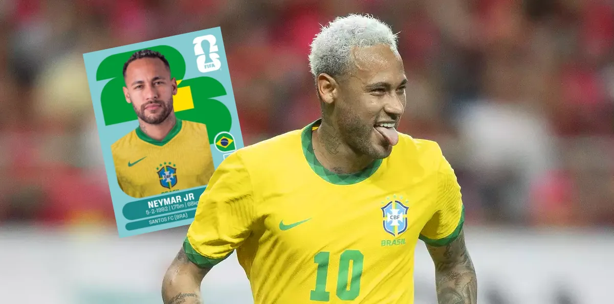Panini confirmó que Neymar tendrá su lámina en la actualización del álbum del Mundial