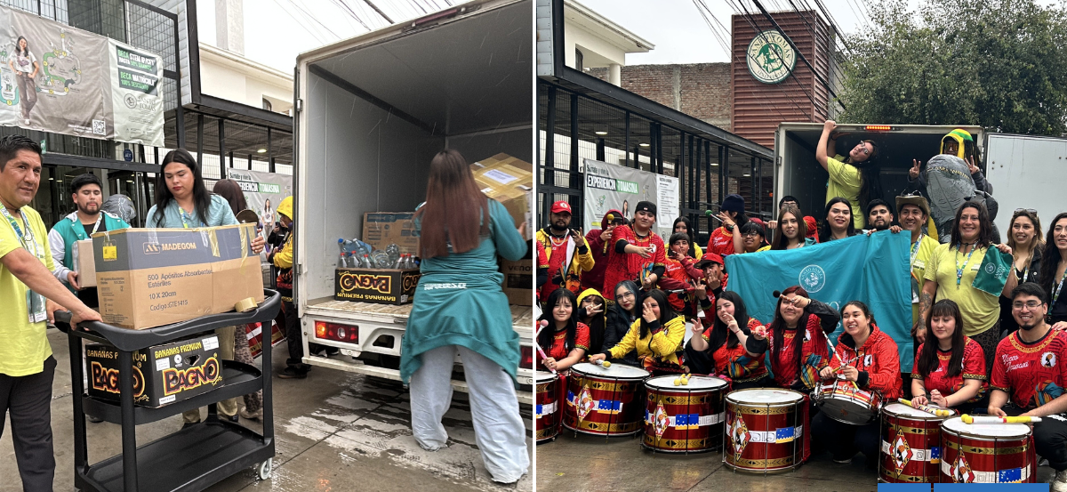 Estudiantes de Punta Arenas recolectan víveres para familias damnificadas por incendios en Bío Bío