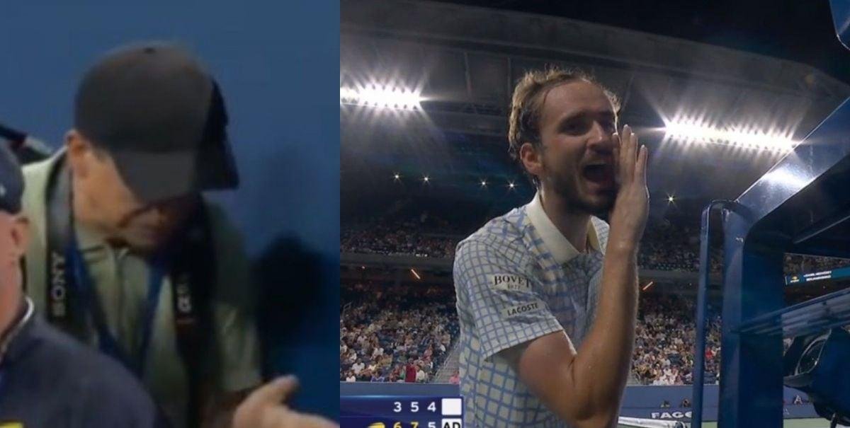 "Nunca había vivido algo así": El error de un fotógrafo que desató la furia de Daniil Medvedev