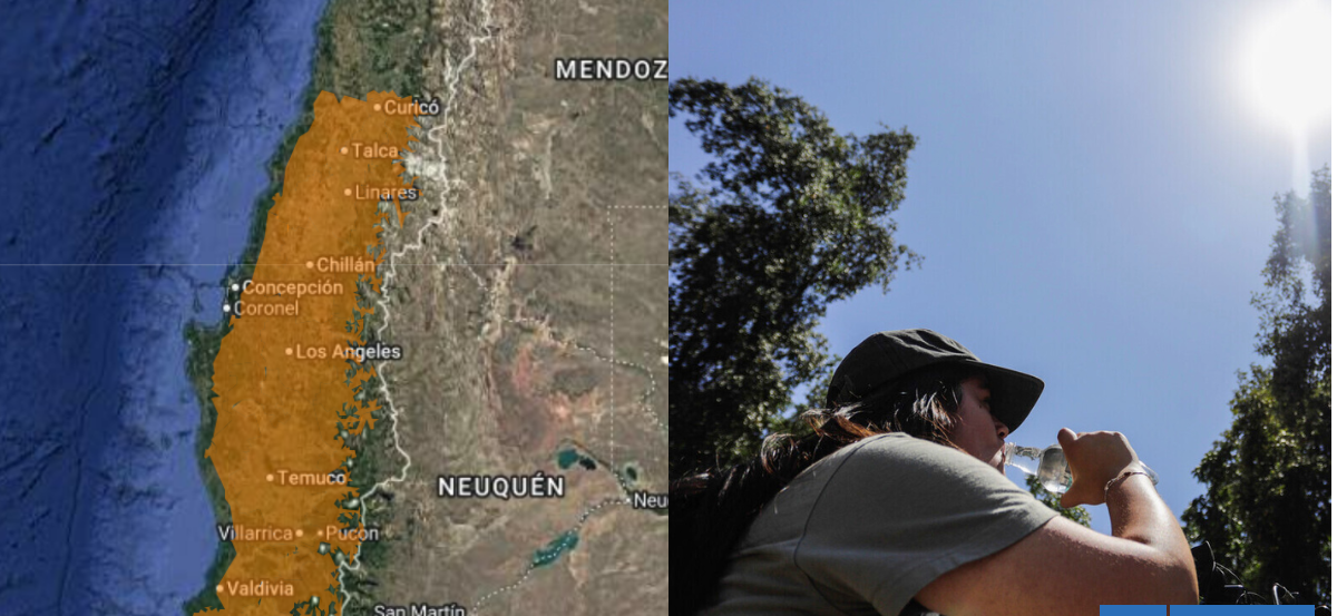 DMC emite Alerta Meteorológica por altas temperaturas extremas para 5 regiones del país: hasta 36° C