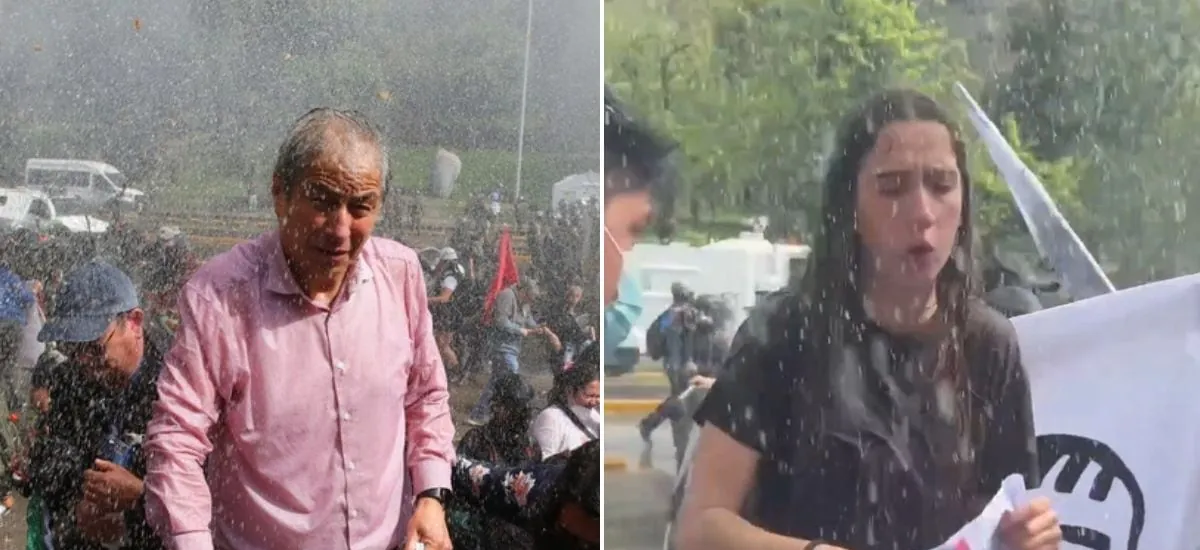“¡Esto es fascismo puro!“: Dirigentes denuncian abrupta acción de Carabineros cuando encabezaban la marcha Confech
