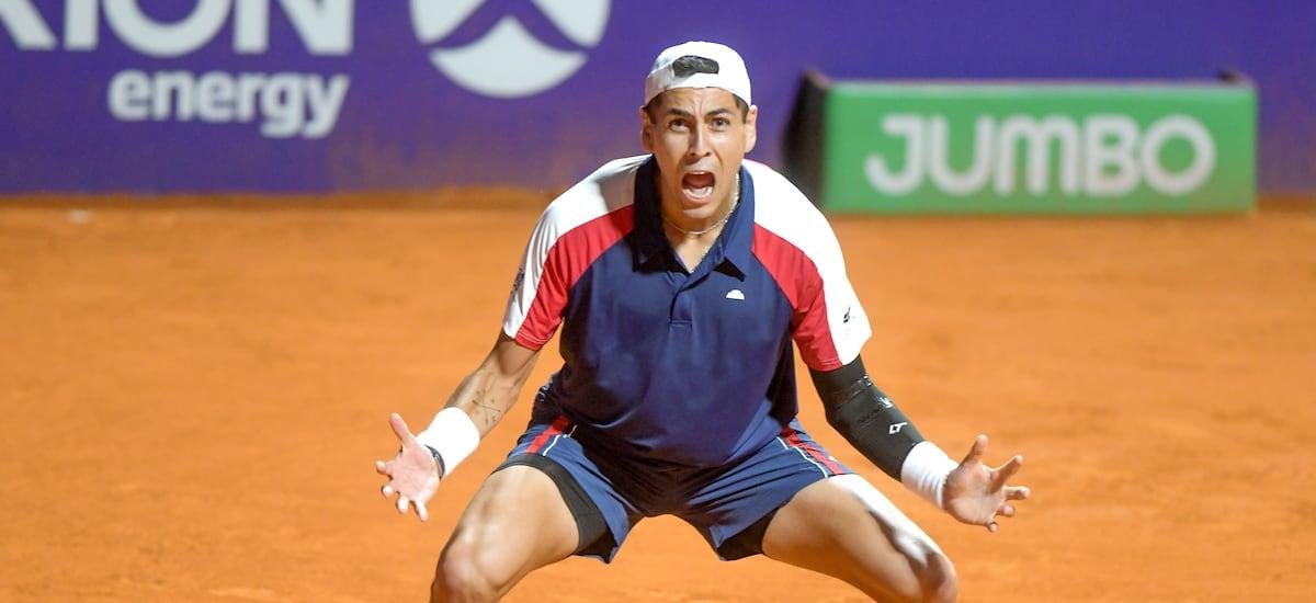 Alejandro Tabilo barre con Emilio Nava y se instala en segunda ronda del ATP de Río de Janeiro