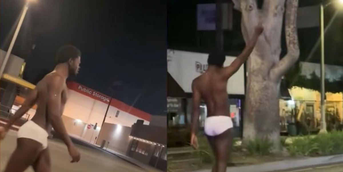 Por pasear semidesnudo y agredir a un policía: arrestan e internan a famoso rapero en Los Ángeles