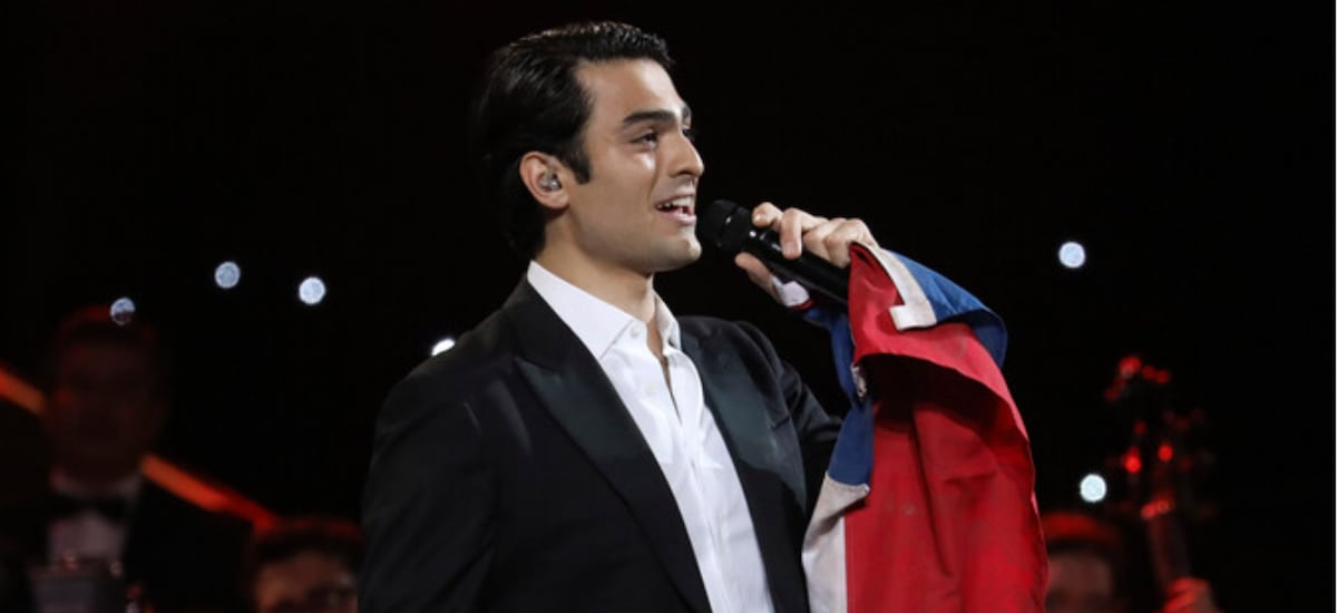 Matteo Bocelli llegó a Chile para Viña 2026: protagonizó coqueta escena con reconocida animadora de la TV chilena