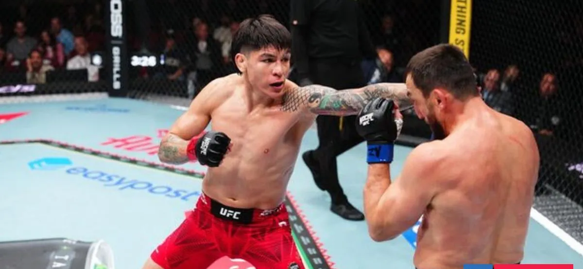 "Jaula" Bahamondes demolió al ruso Salikhov y logró primer triunfo welter en la UFC