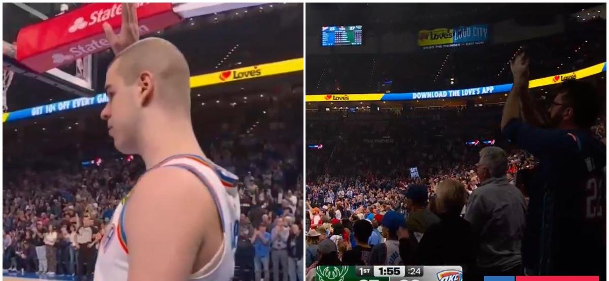 Joven crack debutó en NBA tras superar cáncer a sus 20 años: emocionó a público y fue ovacionado