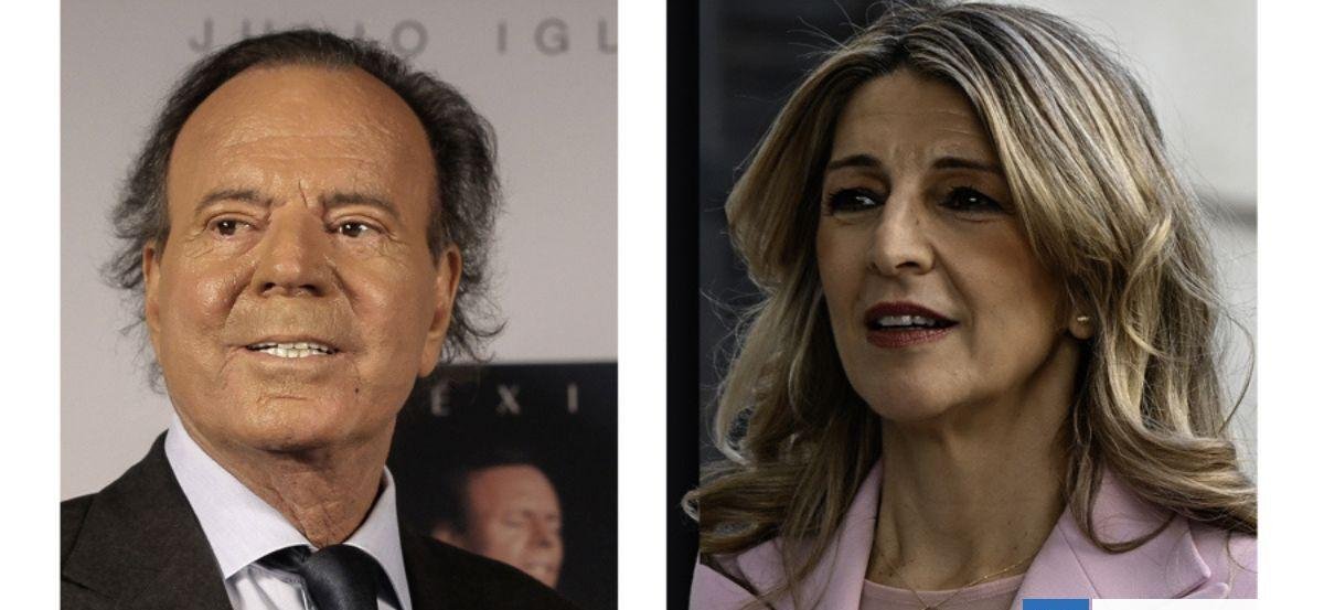 Julio Iglesias demanda a la vicepresidenta de España tras tacharlo de "abusador sexual"