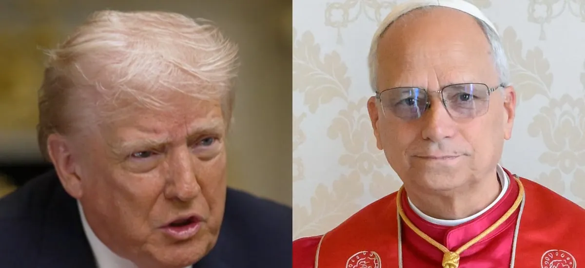 Trump arremete contra el Papa León XIV y lo califica de “débil frente al crimen” y “terrible” en política exterior - La Tercera