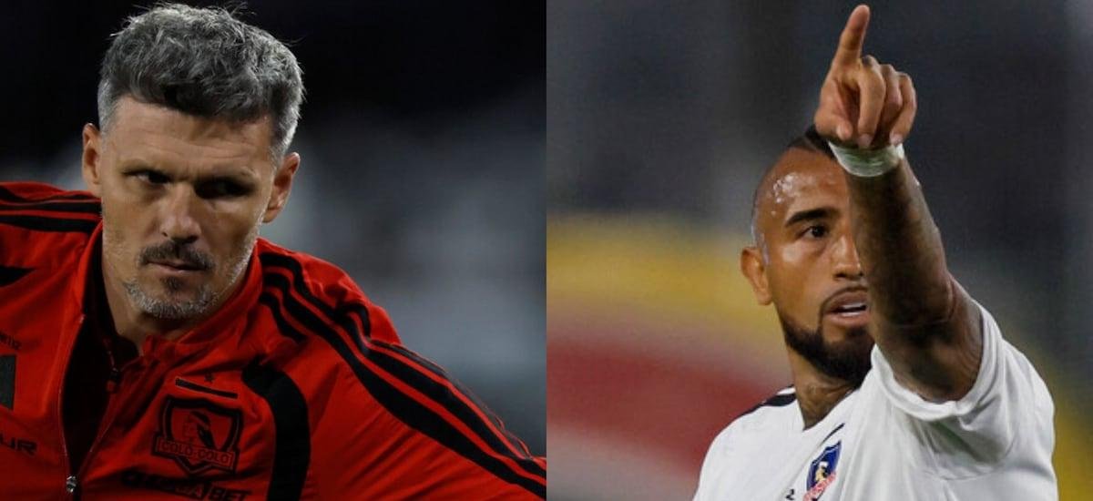 El aviso de Fernando Ortiz tras las indicaciones de Arturo Vidal al borde de cancha: “Si sobrepasa el límite, le diré” - La Tercera