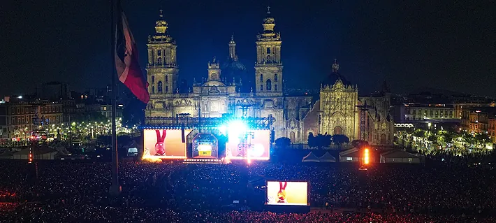 Masivo concierto de "31 Minutos" en el Zócalo de Ciudad de México: Reunió a más de 230 mil personas