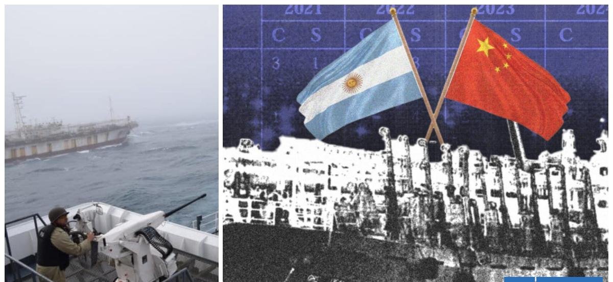 "Argenchinos": Argentina no supervisa y da "chipe libre" para que barcos chinos pesquen en sus aguas