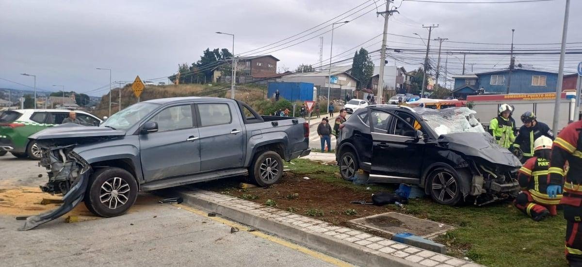 Capturan a dos sujetos por robo en un almacén en Puerto Montt: detenidos provocaron accidente de tránsito con siete lesionados