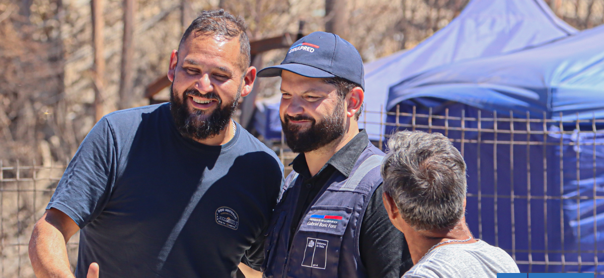 Presidente Boric llega a sector rural de Concepción para supervisar ayudas y reunirse con damnificados