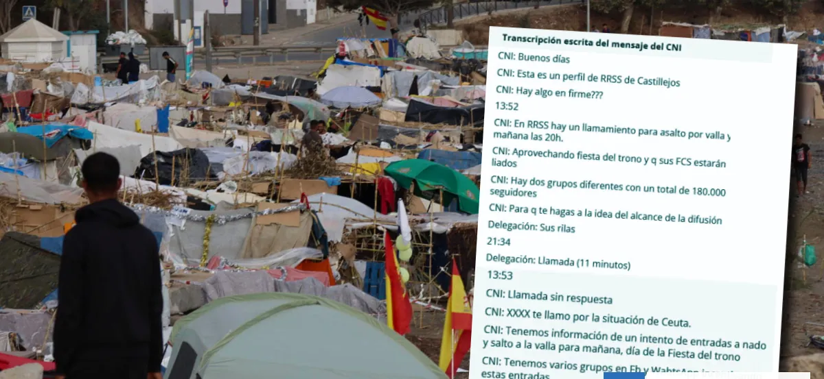 Inteligencia de España avisó "posibles intentos de entrada" en Ceuta un día antes de crisis migratoria