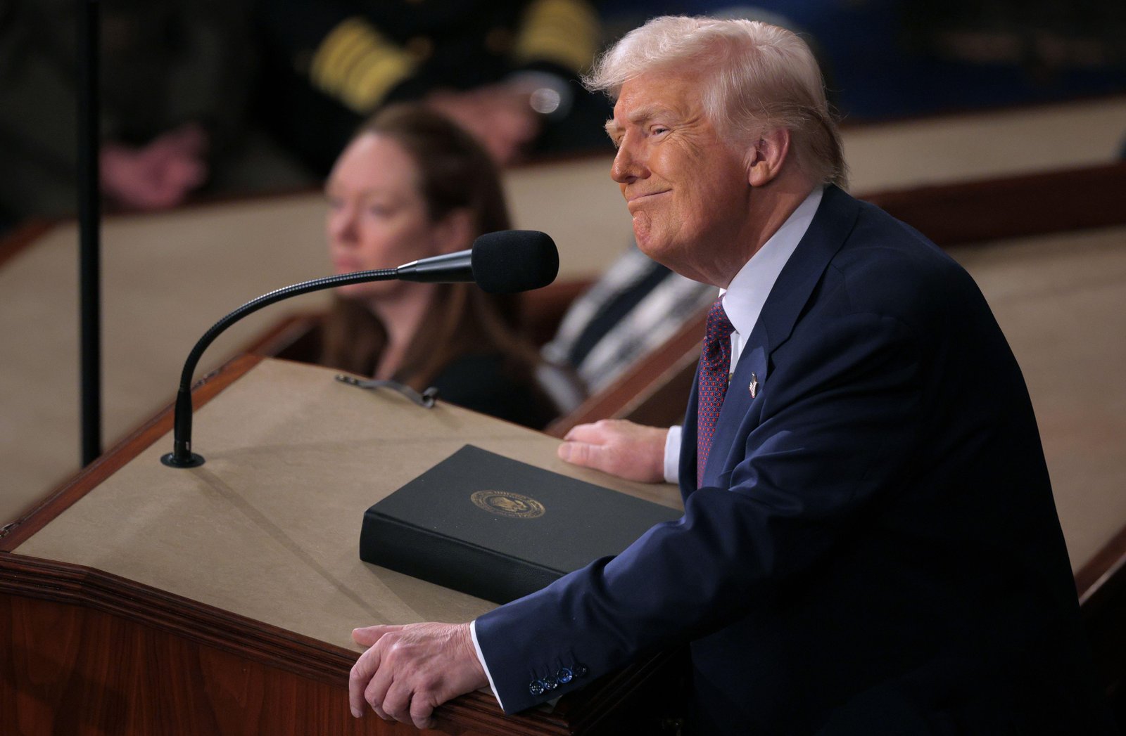 Donald Trump se prepara para su discurso del Estado de la Unión