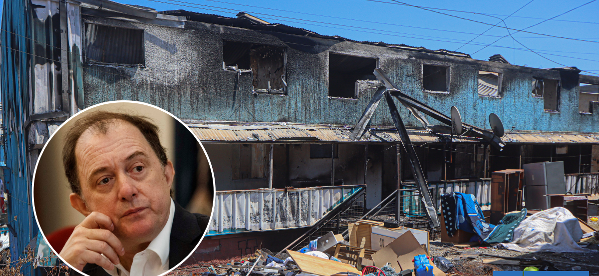 Poduje aborda reconstrucción en visita a Penco: "Vamos a tener soluciones de villas transitorias"