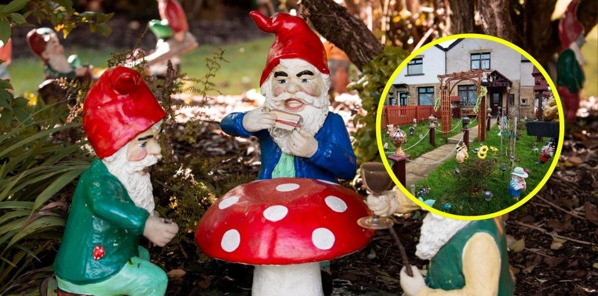 "Es una vergüenza para la zona": Vecinos denuncian a pareja por decorar su jardín con 30 gnomos