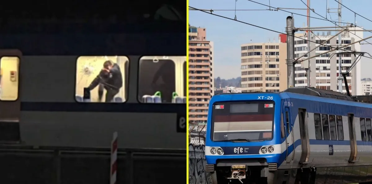 Tenía 72 detenciones: Sujeto que atacó a pasajero y escapó por ventana del Metro de Valparaíso quedó en prisión preventiva