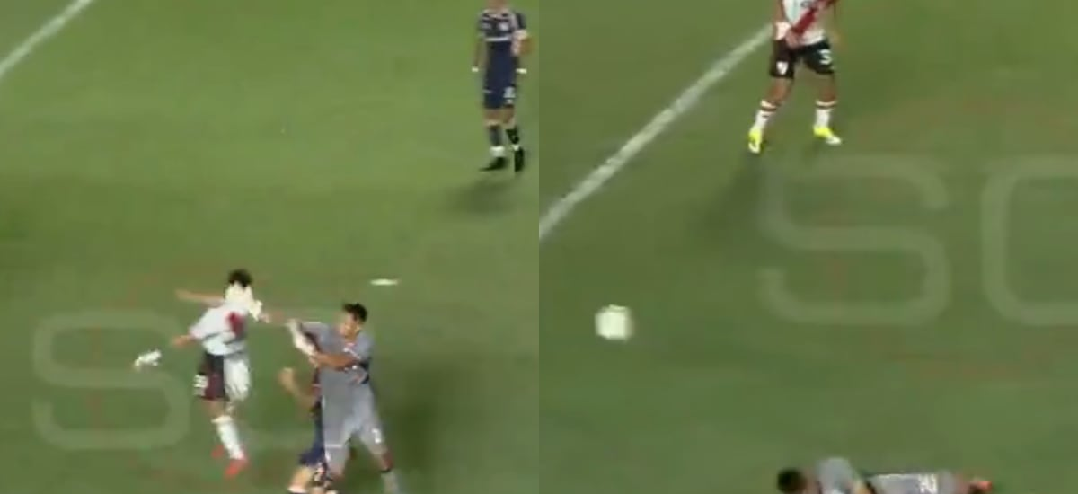 Casi se manda un condoro: Brayan Cortés sudó frío ante River Plate - La Cuarta