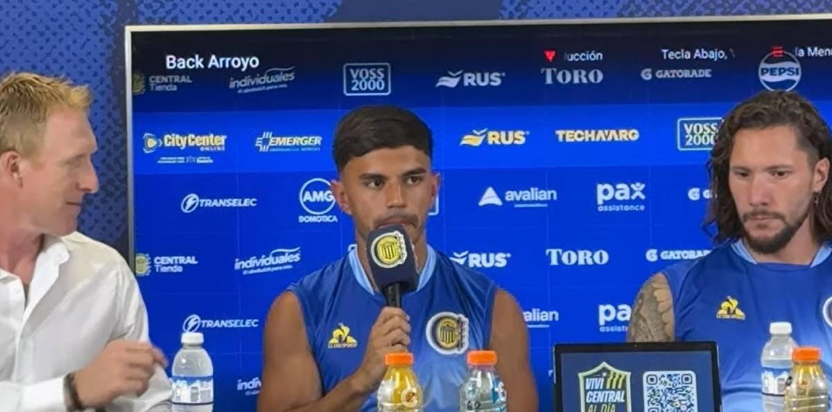 Vicente Pizarro en Rosario Central: Es un peldaño más arriba, el fútbol chileno ha ido decayendo