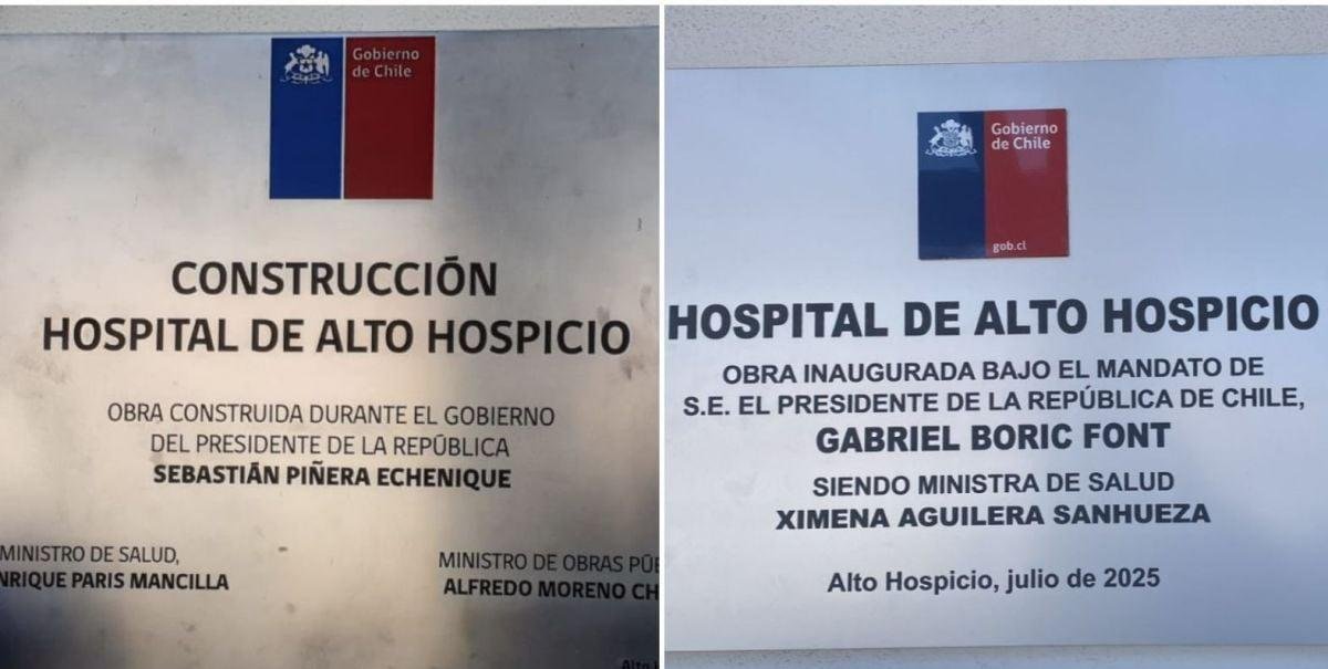 Senadora Ebensperger denuncia que Gobierno cambió placa de Piñera en hospital por una de Boric