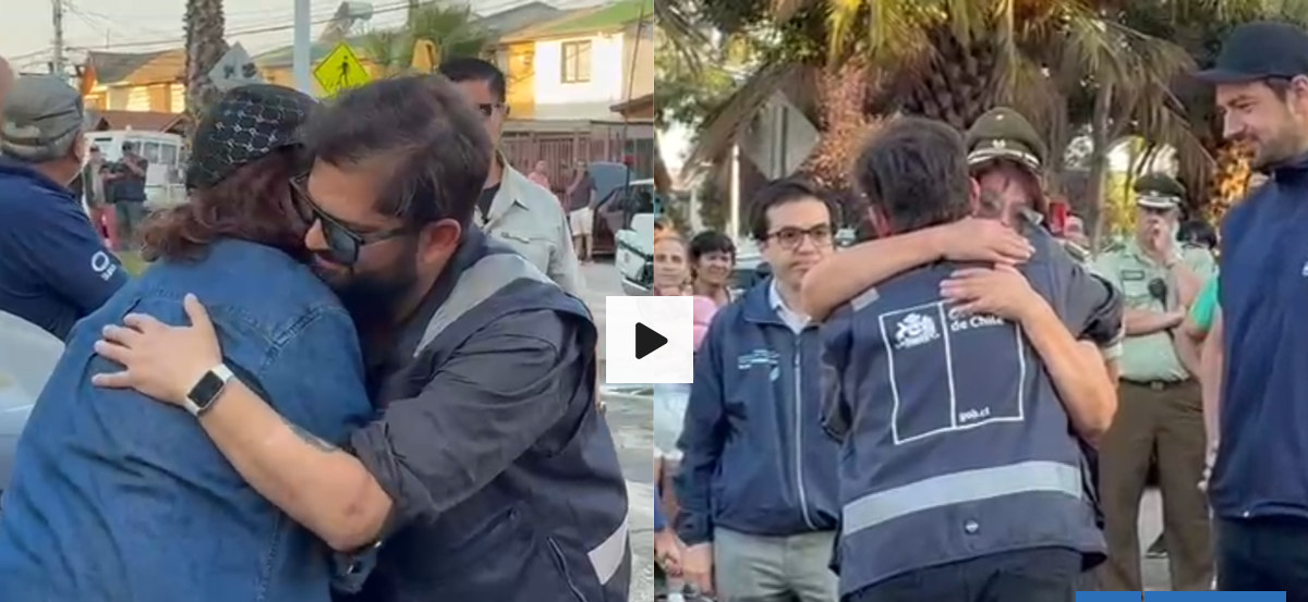 "Tendrán todo el apoyo": Pdte. Boric visita Maipú y anuncia entrega de bono a damnificados por lluvias