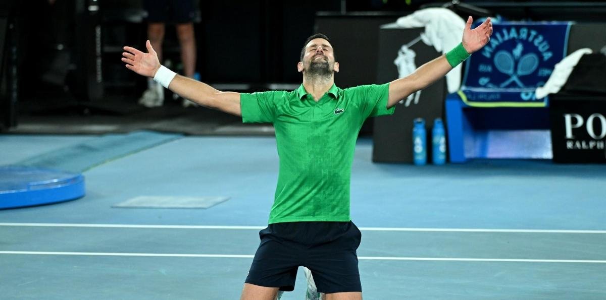 Novak Djokovic derribó a Sinner y disputará la final contra Alcaraz