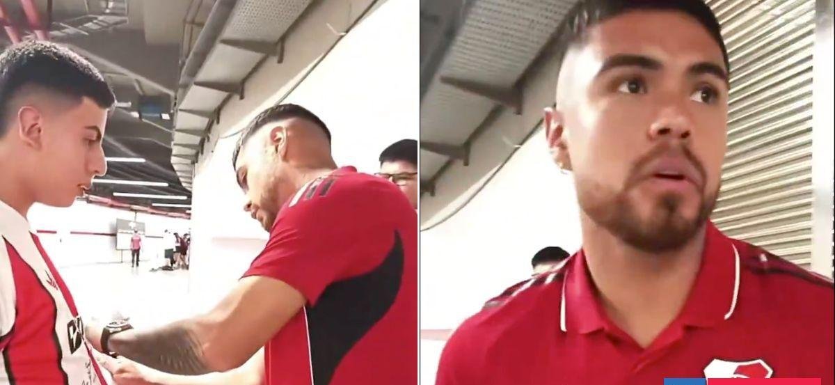 "Un agrandado": Paulo Díaz genera polémica por frío gesto con joven fanático de River Plate