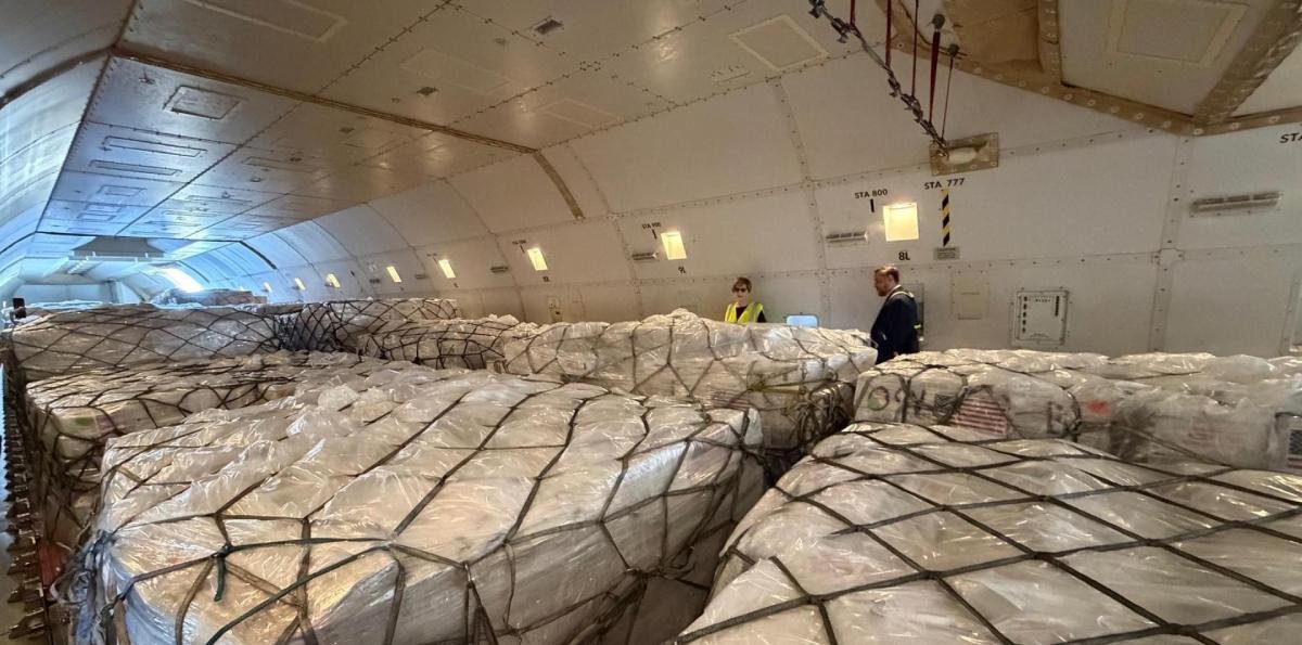 Venezuela recibió cargamento con más de 65 toneladas de insumos médicos de EE.UU.