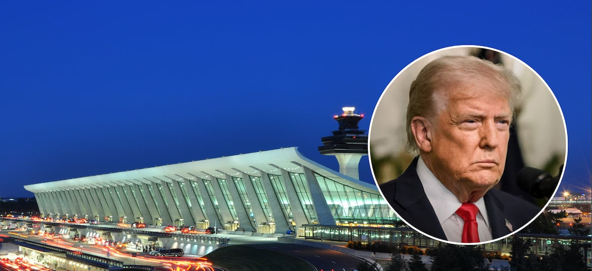 Trump propone renombrar el aeropuerto de Washington con su nombre a cambio de liberar fondos federales