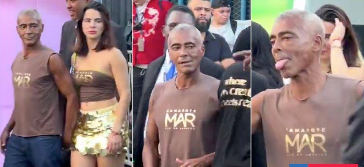 Viral y polémico: Romario reaparece en Carnaval con joven novia y desata críticas por su estado