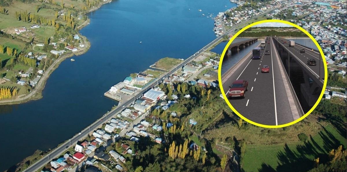 Nuevos puentes y pasos de fauna: Así quedará la Ruta 5 Sur en el tramo que unirá Chacao y Chonchi en Chiloé