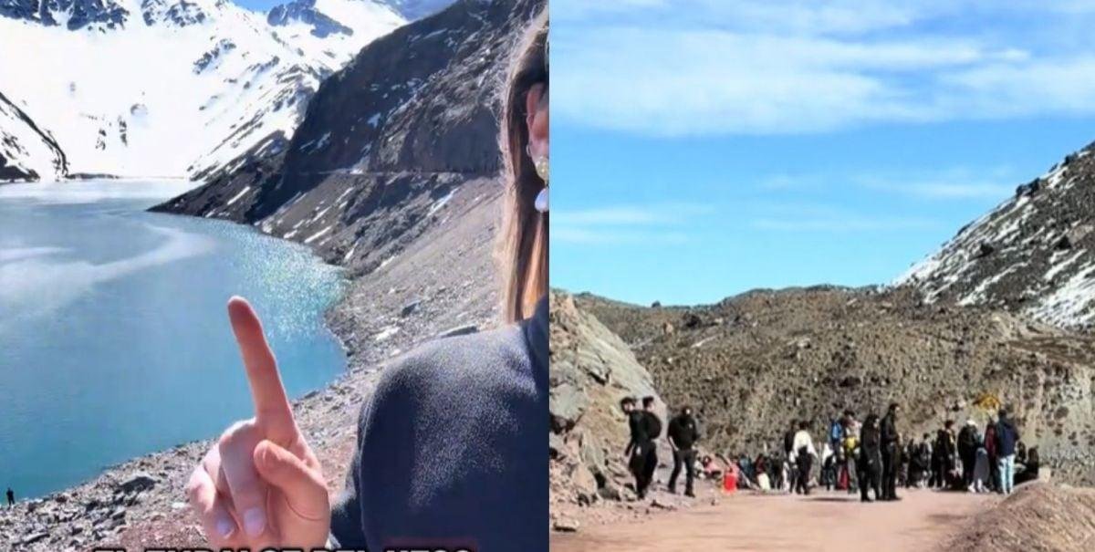 "Este no es el lugar": Tiktoker estalla contra revelación de género en Embalse El Yeso