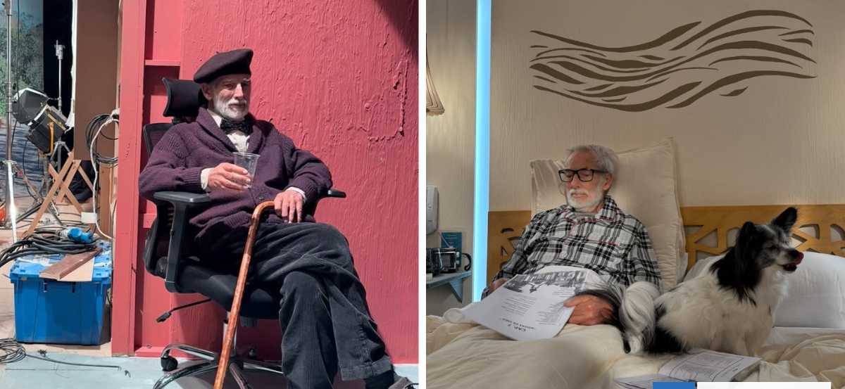 Revelan imágenes inéditas de Héctor Noguera tras fin de grabación de ’Aguas de Oro’: "Lo extrañamos"