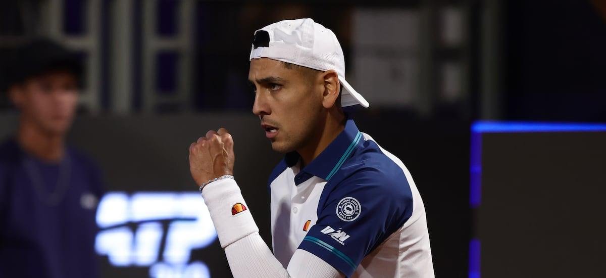 Alejandro Tabilo está en los cuartos de final del BCI Seguros ChileOpen y va por el verdugo de Christian Garin - La Tercera