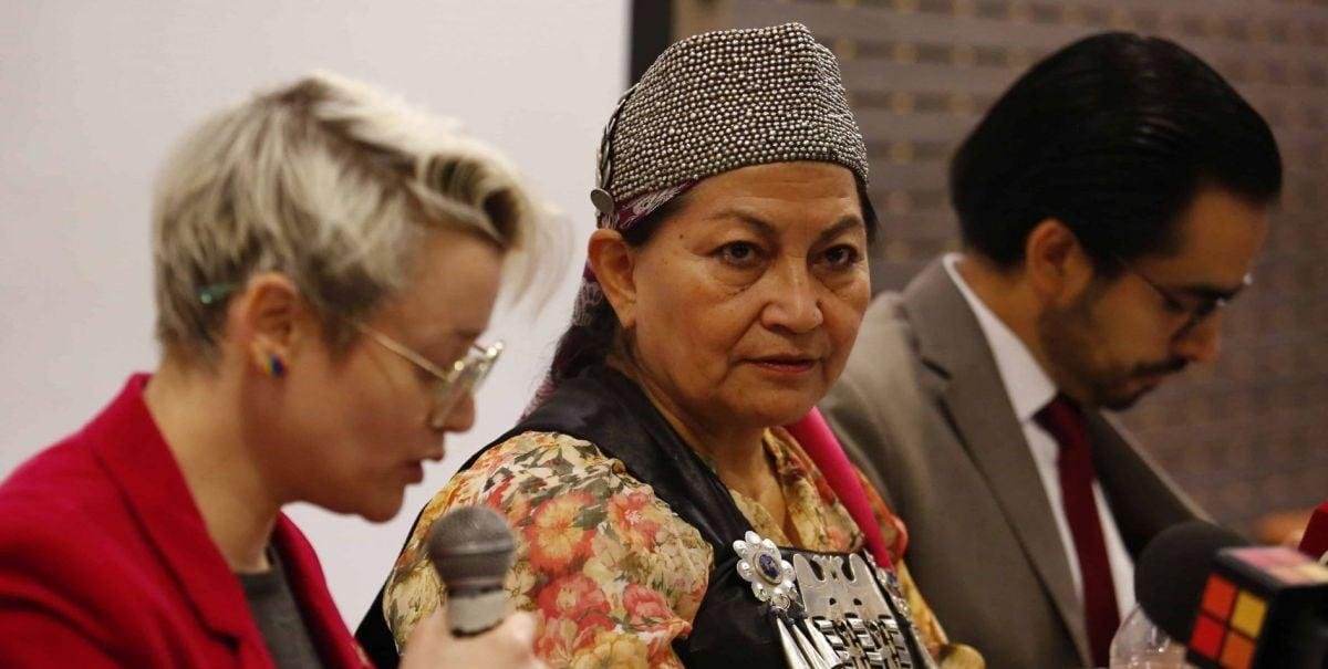 Loncon negó "inconsecuencia" en postular al Senado pese a que aprobó disolverlo