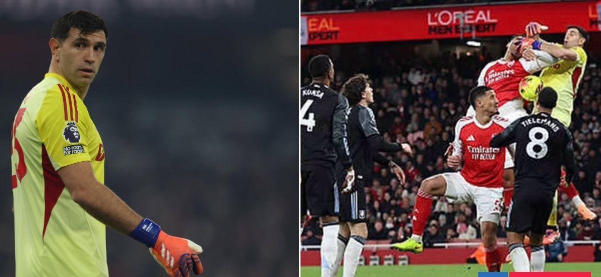 Dibu Martínez ’llora’ en redes por gol de Arsenal: argentinos lo defendieron de burlas de ’gunners’