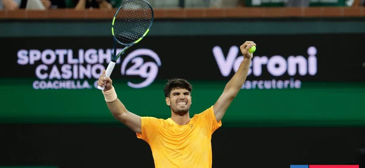 Master 1000 de Indian Wells: Alcaraz triunfa sobre Norris y completa los semifinalistas en California