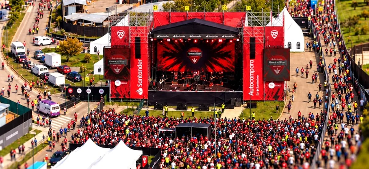 Santander Rock ’n’ Roll Running Series Santiago se consolida como la segunda carrera más masiva de la capital